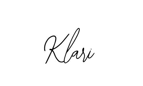 Use a signature maker to create a handwritten signature online. With this signature software, you can design (Bearetta-2O07w) your own signature for name Klari. Klari signature style 12 images and pictures png