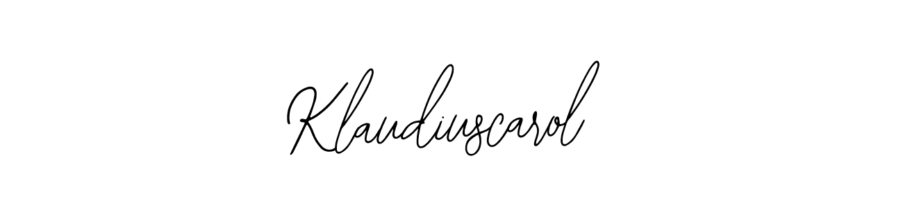 See photos of Klaudiuscarol official signature by Spectra . Check more albums & portfolios. Read reviews & check more about Bearetta-2O07w font. Klaudiuscarol signature style 12 images and pictures png