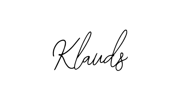 Also we have Klauds name is the best signature style. Create professional handwritten signature collection using Bearetta-2O07w autograph style. Klauds signature style 12 images and pictures png