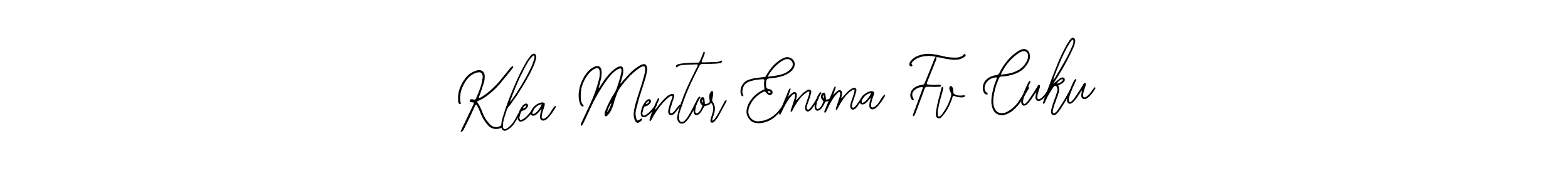 Make a beautiful signature design for name Klea Mentor Emoma Fv Cuku. Use this online signature maker to create a handwritten signature for free. Klea Mentor Emoma Fv Cuku signature style 12 images and pictures png