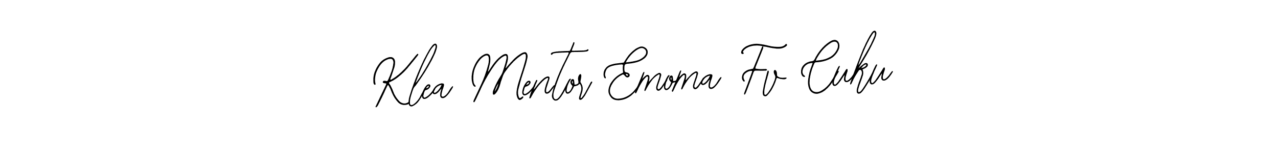 Design your own signature with our free online signature maker. With this signature software, you can create a handwritten (Bearetta-2O07w) signature for name Klea Mentor Emoma Fv Cuku. Klea Mentor Emoma Fv Cuku signature style 12 images and pictures png