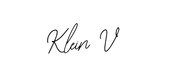 Once you've used our free online signature maker to create your best signature Bearetta-2O07w style, it's time to enjoy all of the benefits that Klein V name signing documents. Klein V signature style 12 images and pictures png