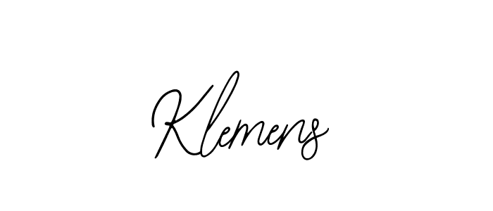 How to make Klemens name signature. Use Bearetta-2O07w style for creating short signs online. This is the latest handwritten sign. Klemens signature style 12 images and pictures png