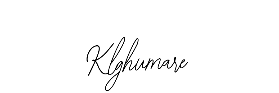 Make a beautiful signature design for name Klghumare. With this signature (Bearetta-2O07w) style, you can create a handwritten signature for free. Klghumare signature style 12 images and pictures png