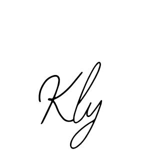 How to Draw Kly signature style? Bearetta-2O07w is a latest design signature styles for name Kly. Kly signature style 12 images and pictures png