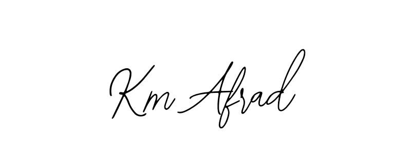 Km Afrad stylish signature style. Best Handwritten Sign (Bearetta-2O07w) for my name. Handwritten Signature Collection Ideas for my name Km Afrad. Km Afrad signature style 12 images and pictures png