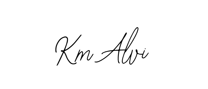 Km Alvi stylish signature style. Best Handwritten Sign (Bearetta-2O07w) for my name. Handwritten Signature Collection Ideas for my name Km Alvi. Km Alvi signature style 12 images and pictures png