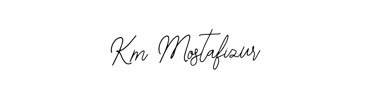 Similarly Bearetta-2O07w is the best handwritten signature design. Signature creator online .You can use it as an online autograph creator for name Km Mostafizur. Km Mostafizur signature style 12 images and pictures png