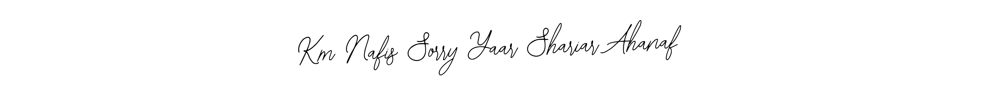 You can use this online signature creator to create a handwritten signature for the name Km Nafis Sorry Yaar Shariar Ahanaf. This is the best online autograph maker. Km Nafis Sorry Yaar Shariar Ahanaf signature style 12 images and pictures png