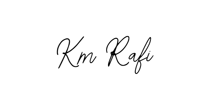 Create a beautiful signature design for name Km Rafi. With this signature (Bearetta-2O07w) fonts, you can make a handwritten signature for free. Km Rafi signature style 12 images and pictures png