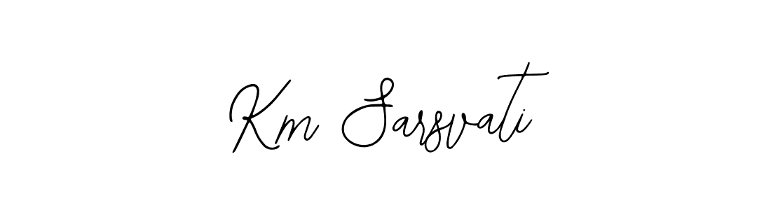 It looks lik you need a new signature style for name Km Sarsvati. Design unique handwritten (Bearetta-2O07w) signature with our free signature maker in just a few clicks. Km Sarsvati signature style 12 images and pictures png