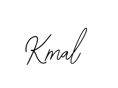 How to make Kmal name signature. Use Bearetta-2O07w style for creating short signs online. This is the latest handwritten sign. Kmal signature style 12 images and pictures png