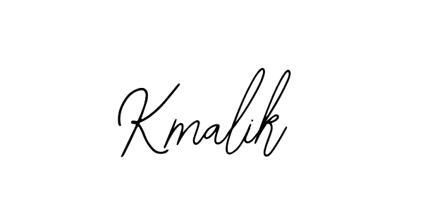 How to make Kmalik name signature. Use Bearetta-2O07w style for creating short signs online. This is the latest handwritten sign. Kmalik signature style 12 images and pictures png