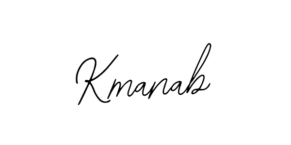 How to make Kmanab name signature. Use Bearetta-2O07w style for creating short signs online. This is the latest handwritten sign. Kmanab signature style 12 images and pictures png