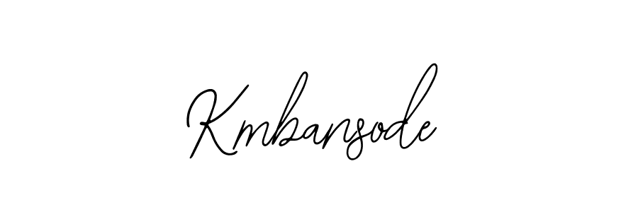 Design your own signature with our free online signature maker. With this signature software, you can create a handwritten (Bearetta-2O07w) signature for name Kmbansode. Kmbansode signature style 12 images and pictures png