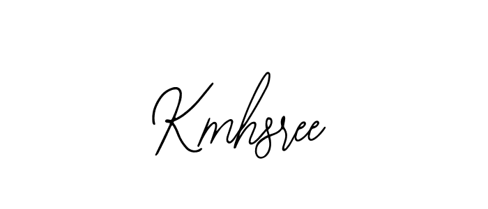 You should practise on your own different ways (Bearetta-2O07w) to write your name (Kmhsree) in signature. don't let someone else do it for you. Kmhsree signature style 12 images and pictures png