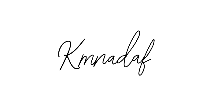 The best way (Bearetta-2O07w) to make a short signature is to pick only two or three words in your name. The name Kmnadaf include a total of six letters. For converting this name. Kmnadaf signature style 12 images and pictures png