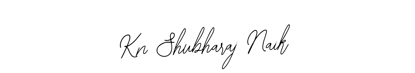 How to make Kn Shubharaj Naik name signature. Use Bearetta-2O07w style for creating short signs online. This is the latest handwritten sign. Kn Shubharaj Naik signature style 12 images and pictures png