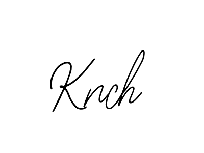 How to make Knch name signature. Use Bearetta-2O07w style for creating short signs online. This is the latest handwritten sign. Knch signature style 12 images and pictures png