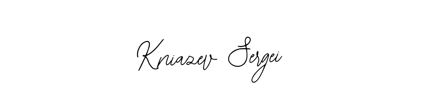 Make a beautiful signature design for name Kniazev Sergei. Use this online signature maker to create a handwritten signature for free. Kniazev Sergei signature style 12 images and pictures png