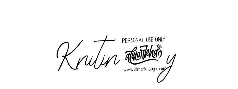 How to make Knitin@y name signature. Use Bearetta-2O07w style for creating short signs online. This is the latest handwritten sign. Knitin@y signature style 12 images and pictures png