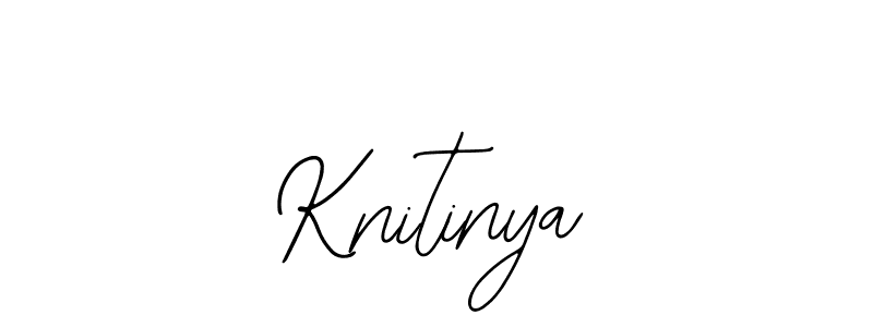 How to make Knitinya signature? Bearetta-2O07w is a professional autograph style. Create handwritten signature for Knitinya name. Knitinya signature style 12 images and pictures png