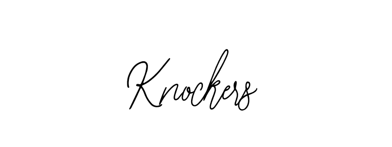 Make a beautiful signature design for name Knockers. With this signature (Bearetta-2O07w) style, you can create a handwritten signature for free. Knockers signature style 12 images and pictures png