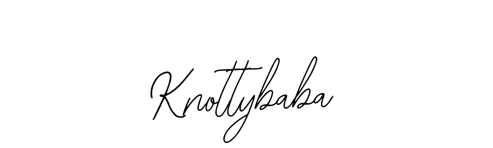 How to make Knottybaba signature? Bearetta-2O07w is a professional autograph style. Create handwritten signature for Knottybaba name. Knottybaba signature style 12 images and pictures png