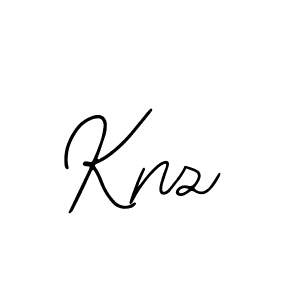 Design your own signature with our free online signature maker. With this signature software, you can create a handwritten (Bearetta-2O07w) signature for name Knz. Knz signature style 12 images and pictures png