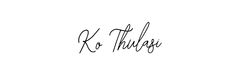 Ko Thulasi stylish signature style. Best Handwritten Sign (Bearetta-2O07w) for my name. Handwritten Signature Collection Ideas for my name Ko Thulasi. Ko Thulasi signature style 12 images and pictures png