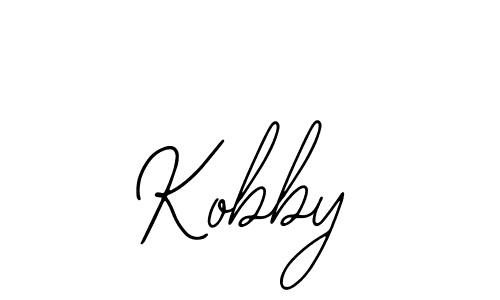 Use a signature maker to create a handwritten signature online. With this signature software, you can design (Bearetta-2O07w) your own signature for name Kobby. Kobby signature style 12 images and pictures png