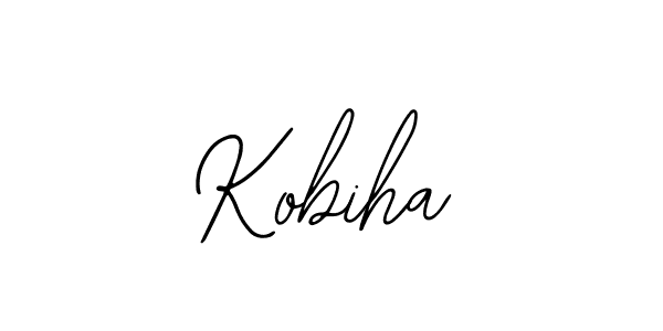 Use a signature maker to create a handwritten signature online. With this signature software, you can design (Bearetta-2O07w) your own signature for name Kobiha. Kobiha signature style 12 images and pictures png