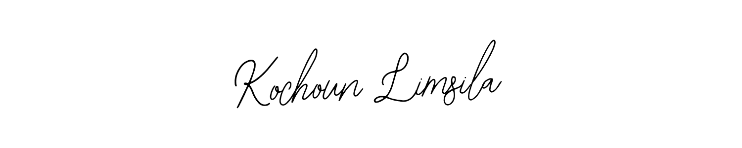 if you are searching for the best signature style for your name Kochoun Limsila. so please give up your signature search. here we have designed multiple signature styles  using Bearetta-2O07w. Kochoun Limsila signature style 12 images and pictures png