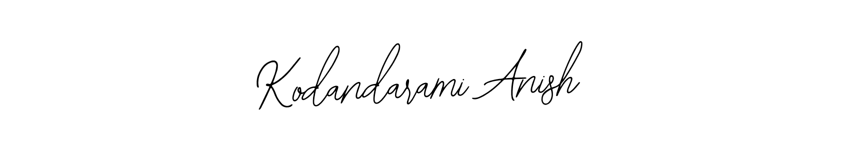 Use a signature maker to create a handwritten signature online. With this signature software, you can design (Bearetta-2O07w) your own signature for name Kodandarami Anish. Kodandarami Anish signature style 12 images and pictures png