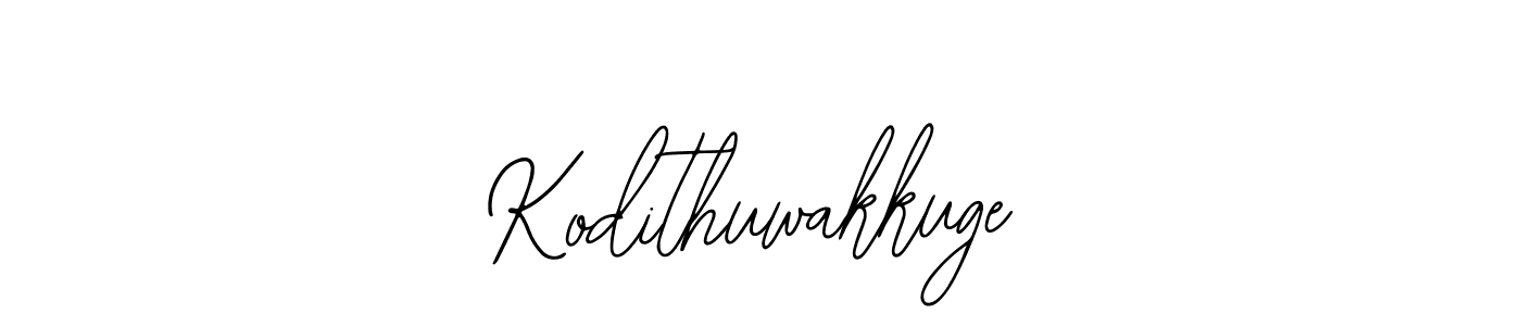 How to make Kodithuwakkuge name signature. Use Bearetta-2O07w style for creating short signs online. This is the latest handwritten sign. Kodithuwakkuge signature style 12 images and pictures png