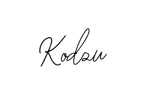 How to make Kodzu signature? Bearetta-2O07w is a professional autograph style. Create handwritten signature for Kodzu name. Kodzu signature style 12 images and pictures png