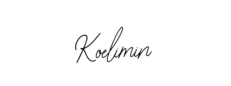 Make a beautiful signature design for name Koelimin. With this signature (Bearetta-2O07w) style, you can create a handwritten signature for free. Koelimin signature style 12 images and pictures png