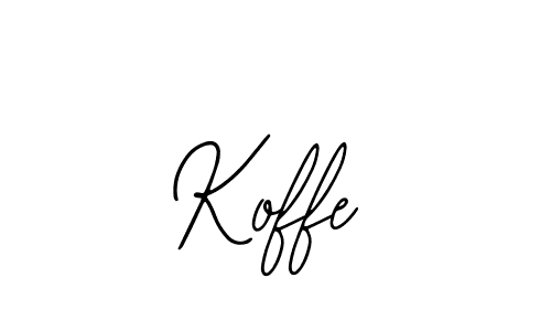 Make a beautiful signature design for name Koffe. With this signature (Bearetta-2O07w) style, you can create a handwritten signature for free. Koffe signature style 12 images and pictures png