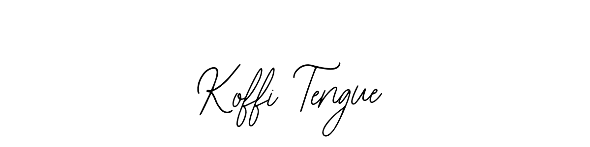 Bearetta-2O07w is a professional signature style that is perfect for those who want to add a touch of class to their signature. It is also a great choice for those who want to make their signature more unique. Get Koffi Tengue name to fancy signature for free. Koffi Tengue signature style 12 images and pictures png