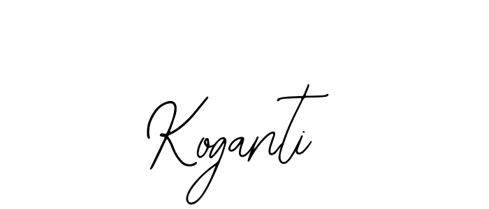 Make a beautiful signature design for name Koganti. With this signature (Bearetta-2O07w) style, you can create a handwritten signature for free. Koganti signature style 12 images and pictures png