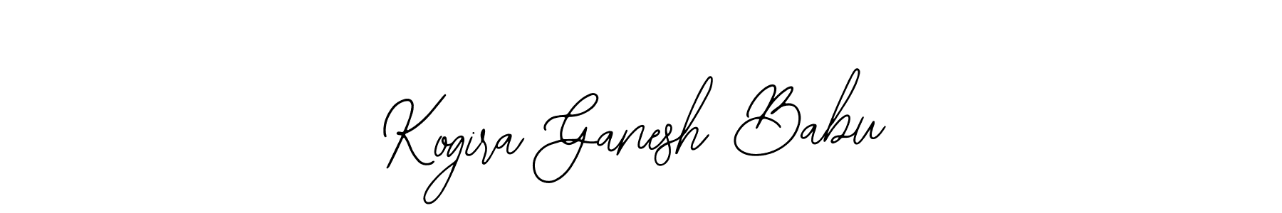 How to make Kogira Ganesh Babu signature? Bearetta-2O07w is a professional autograph style. Create handwritten signature for Kogira Ganesh Babu name. Kogira Ganesh Babu signature style 12 images and pictures png