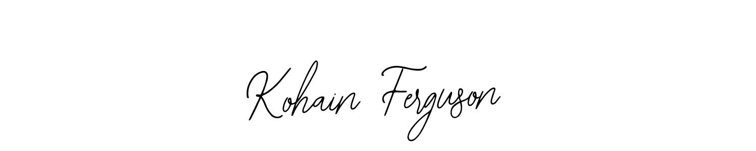 You should practise on your own different ways (Bearetta-2O07w) to write your name (Kohain Ferguson) in signature. don't let someone else do it for you. Kohain Ferguson signature style 12 images and pictures png