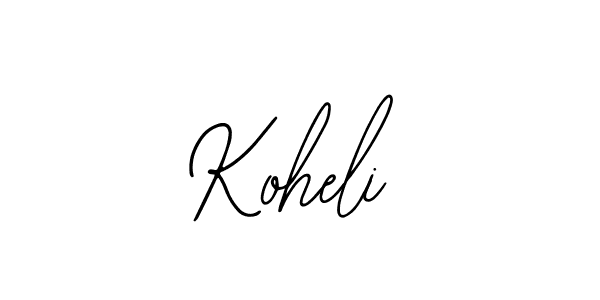 Koheli stylish signature style. Best Handwritten Sign (Bearetta-2O07w) for my name. Handwritten Signature Collection Ideas for my name Koheli. Koheli signature style 12 images and pictures png