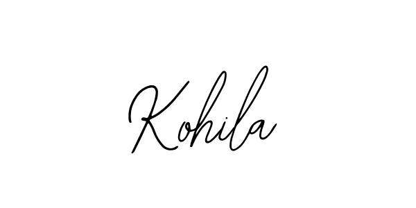 Make a short Kohila signature style. Manage your documents anywhere anytime using Bearetta-2O07w. Create and add eSignatures, submit forms, share and send files easily. Kohila signature style 12 images and pictures png