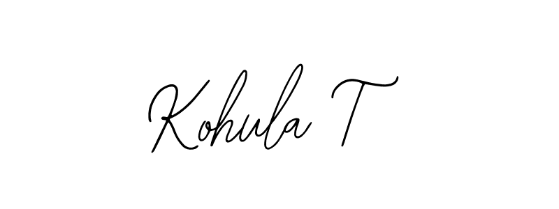 It looks lik you need a new signature style for name Kohula T. Design unique handwritten (Bearetta-2O07w) signature with our free signature maker in just a few clicks. Kohula T signature style 12 images and pictures png