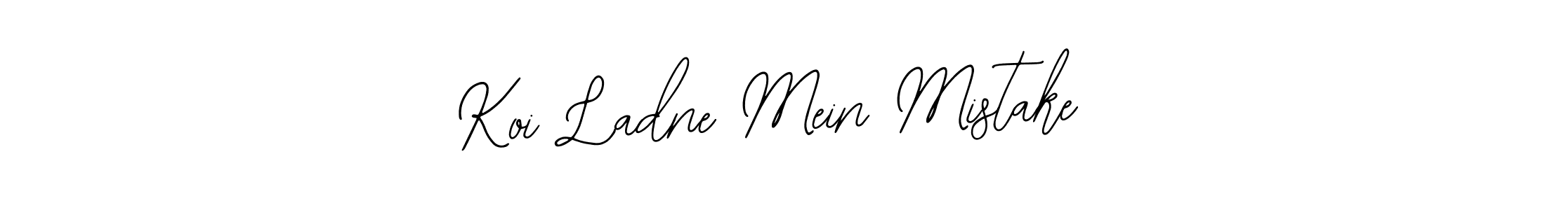 Bearetta-2O07w is a professional signature style that is perfect for those who want to add a touch of class to their signature. It is also a great choice for those who want to make their signature more unique. Get Koi Ladne Mein Mistake name to fancy signature for free. Koi Ladne Mein Mistake signature style 12 images and pictures png