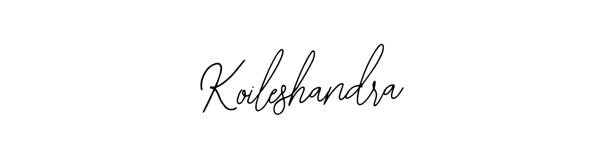 Make a beautiful signature design for name Koileshandra. With this signature (Bearetta-2O07w) style, you can create a handwritten signature for free. Koileshandra signature style 12 images and pictures png