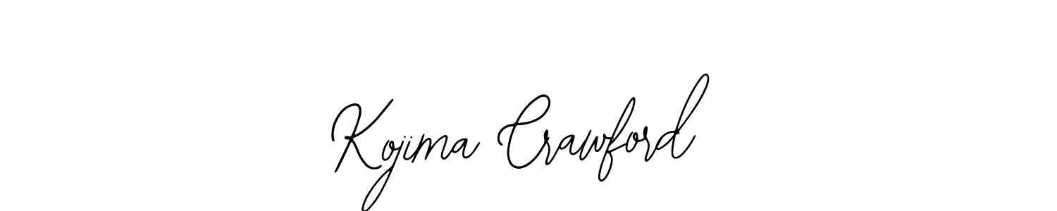 Use a signature maker to create a handwritten signature online. With this signature software, you can design (Bearetta-2O07w) your own signature for name Kojima Crawford. Kojima Crawford signature style 12 images and pictures png