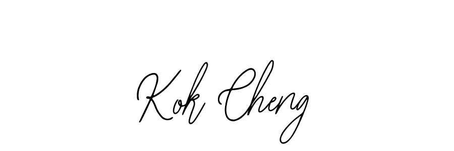 Make a beautiful signature design for name Kok Cheng. With this signature (Bearetta-2O07w) style, you can create a handwritten signature for free. Kok Cheng signature style 12 images and pictures png