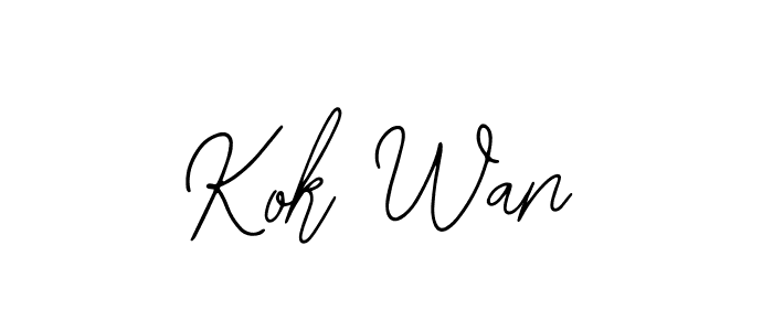 Best and Professional Signature Style for Kok Wan. Bearetta-2O07w Best Signature Style Collection. Kok Wan signature style 12 images and pictures png